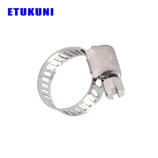 304 Stainless Steel America Type Mini Micro Hose Pipe Clamp Gas Tube7/8