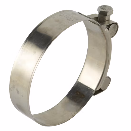 DIN3017 Galvanized or Stainless Steel German Type Hose Clamp with 9mm and 12mm Bandwidth