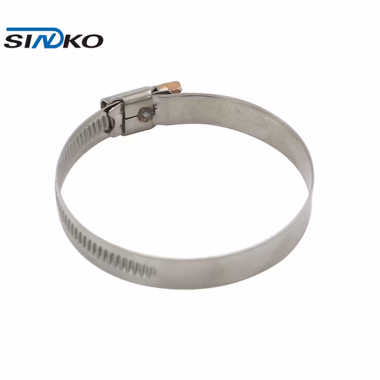 German Type Embossed Band Worm Gear Hose Clamp Free Samples